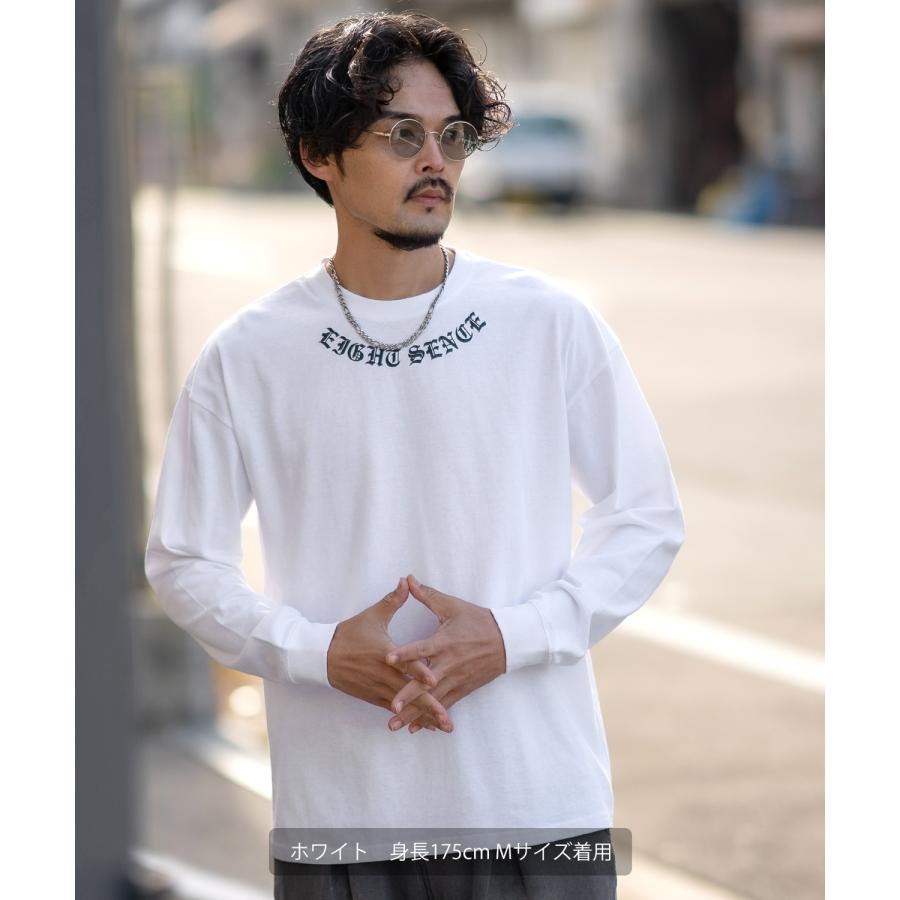 長袖Tシャツ メンズ レディース SIDEWAY STANCE サイドウェイスタンス ネックロゴ グラフィック ロンT カットソー スケーター ストリート 韓国 | improves | 04
