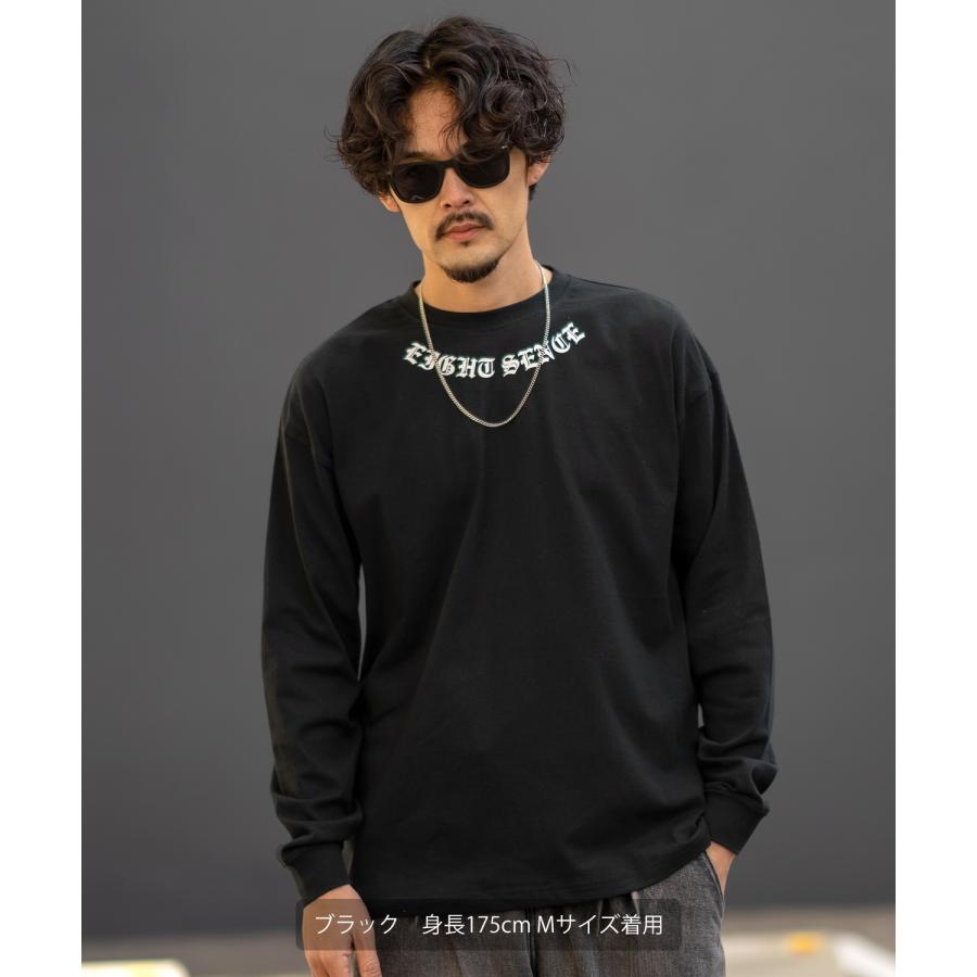 長袖Tシャツ メンズ レディース SIDEWAY STANCE サイドウェイスタンス ネックロゴ グラフィック ロンT カットソー スケーター ストリート 韓国 | improves | 09