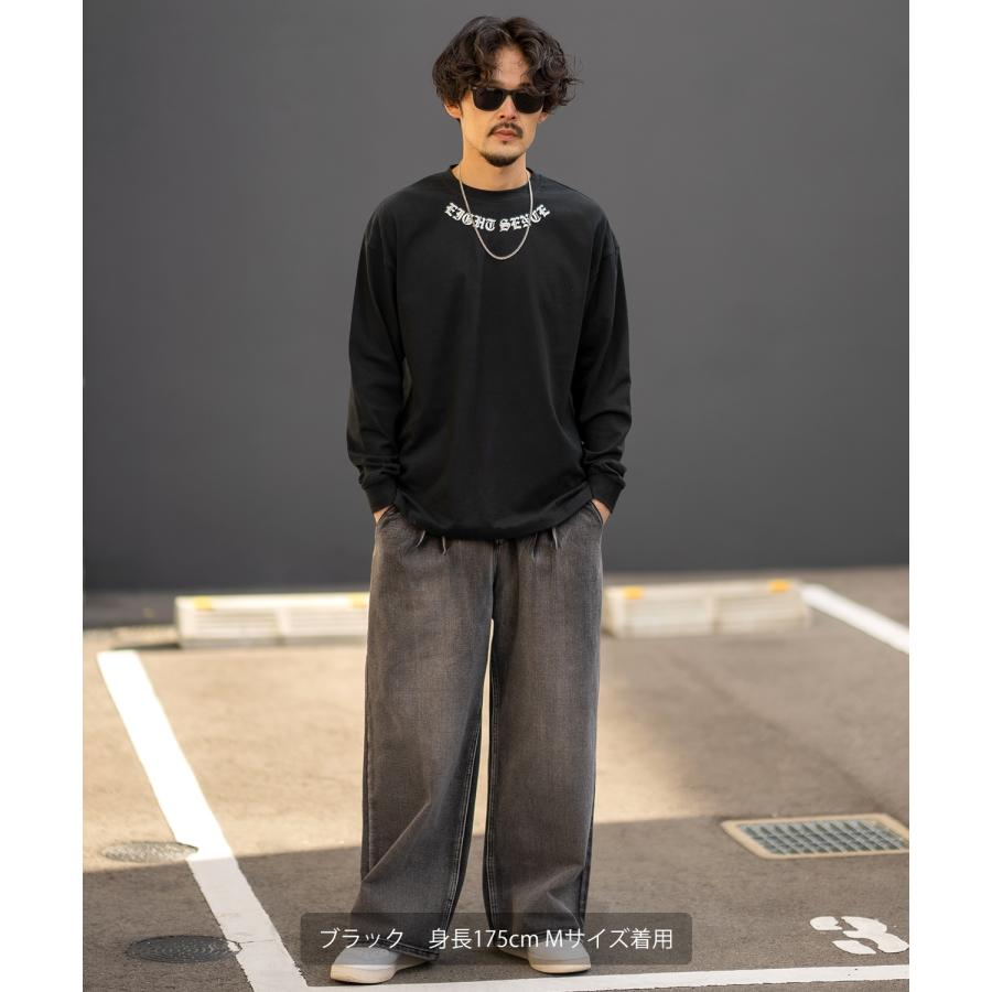 長袖Tシャツ メンズ レディース SIDEWAY STANCE サイドウェイスタンス ネックロゴ グラフィック ロンT カットソー スケーター ストリート 韓国 | improves | 12
