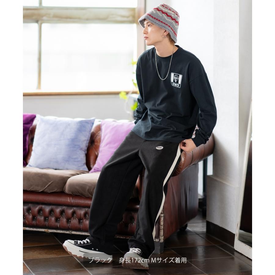 長袖Tシャツ メンズ SIDEWAY STANCE サイドウェイスタンス オリジナルプリント SWSチキン カットソー ロンT カジュアル スケーター ストリート 古着MIX 韓国 | improves | 12