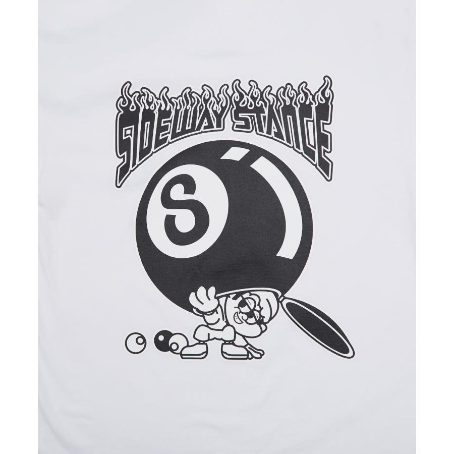 長袖Tシャツ メンズ SIDEWAY STANCE サイドウェイスタンス オリジナルプリント Sボール カットソー ロンT カジュアル スケーター ストリート 古着MIX 韓国 | improves | 21