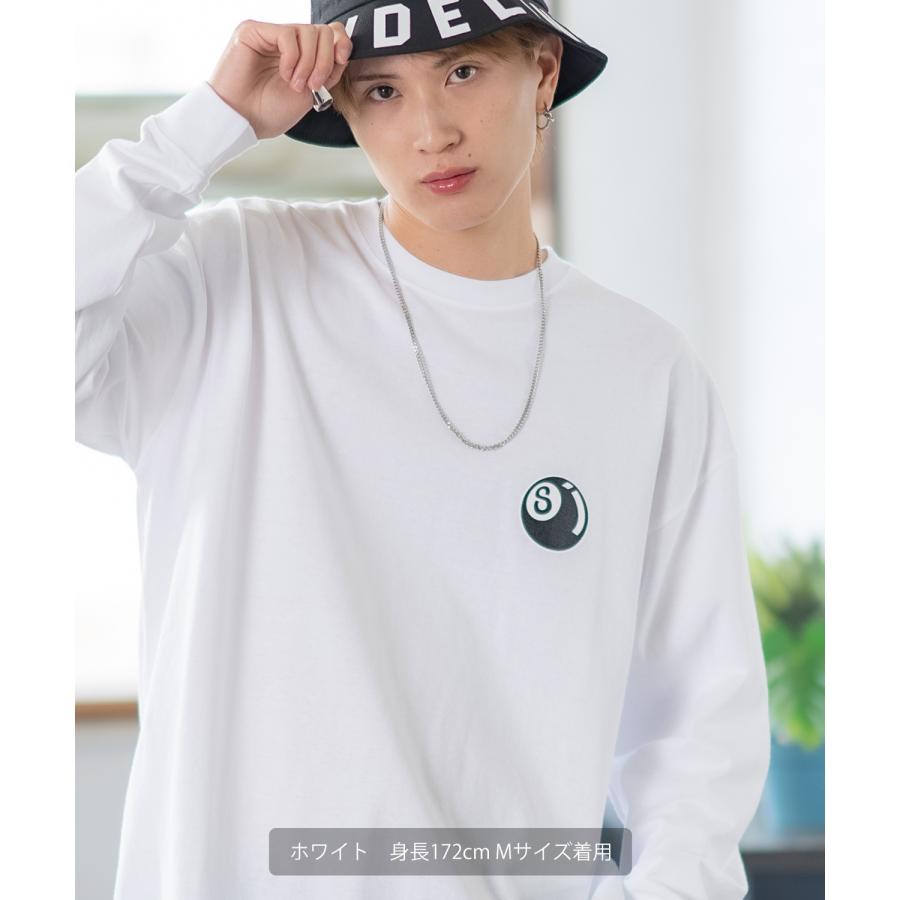 長袖Tシャツ メンズ SIDEWAY STANCE サイドウェイスタンス オリジナルプリント Sボール カットソー ロンT カジュアル スケーター ストリート 古着MIX 韓国 | improves | 05
