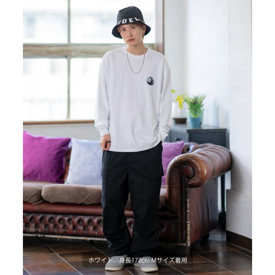 長袖Tシャツ メンズ SIDEWAY STANCE サイドウェイスタンス オリジナルプリント Sボール カットソー ロンT カジュアル スケーター ストリート 古着MIX 韓国 | improves | 08