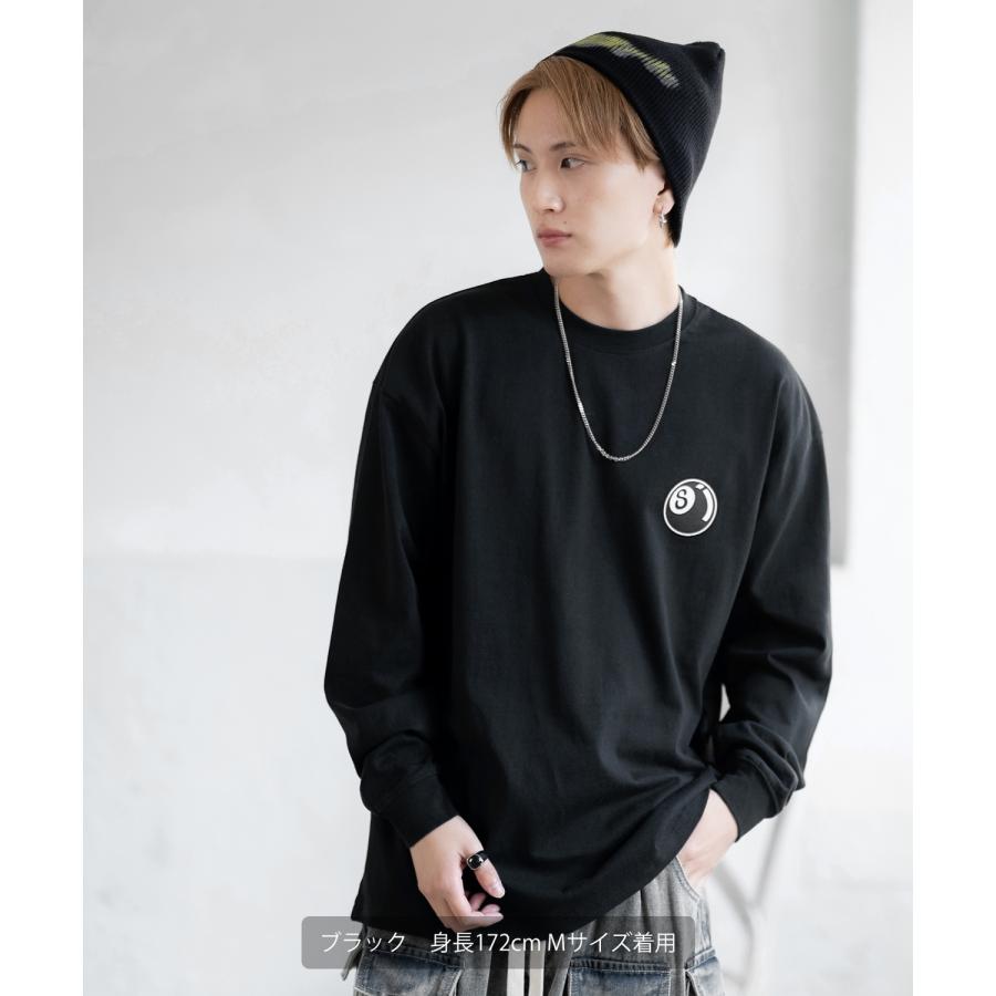 長袖Tシャツ メンズ SIDEWAY STANCE サイドウェイスタンス オリジナルプリント Sボール カットソー ロンT カジュアル スケーター ストリート 古着MIX 韓国 | improves | 09