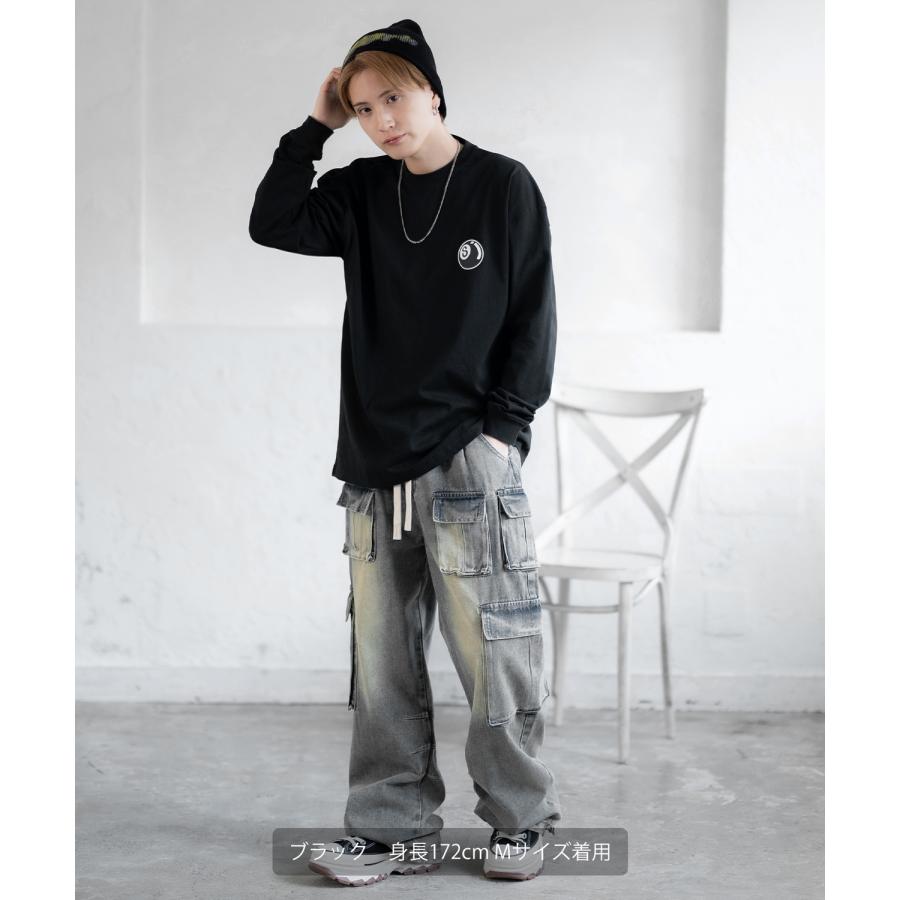 長袖Tシャツ メンズ SIDEWAY STANCE サイドウェイスタンス オリジナルプリント Sボール カットソー ロンT カジュアル スケーター ストリート 古着MIX 韓国 | improves | 11