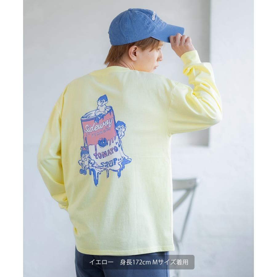 長袖Tシャツ メンズ SIDEWAY STANCE サイドウェイスタンス オリジナルプリント スープ缶 カットソー ロンT カジュアル スケーター ストリート 古着MIX 韓国 | improves | 15