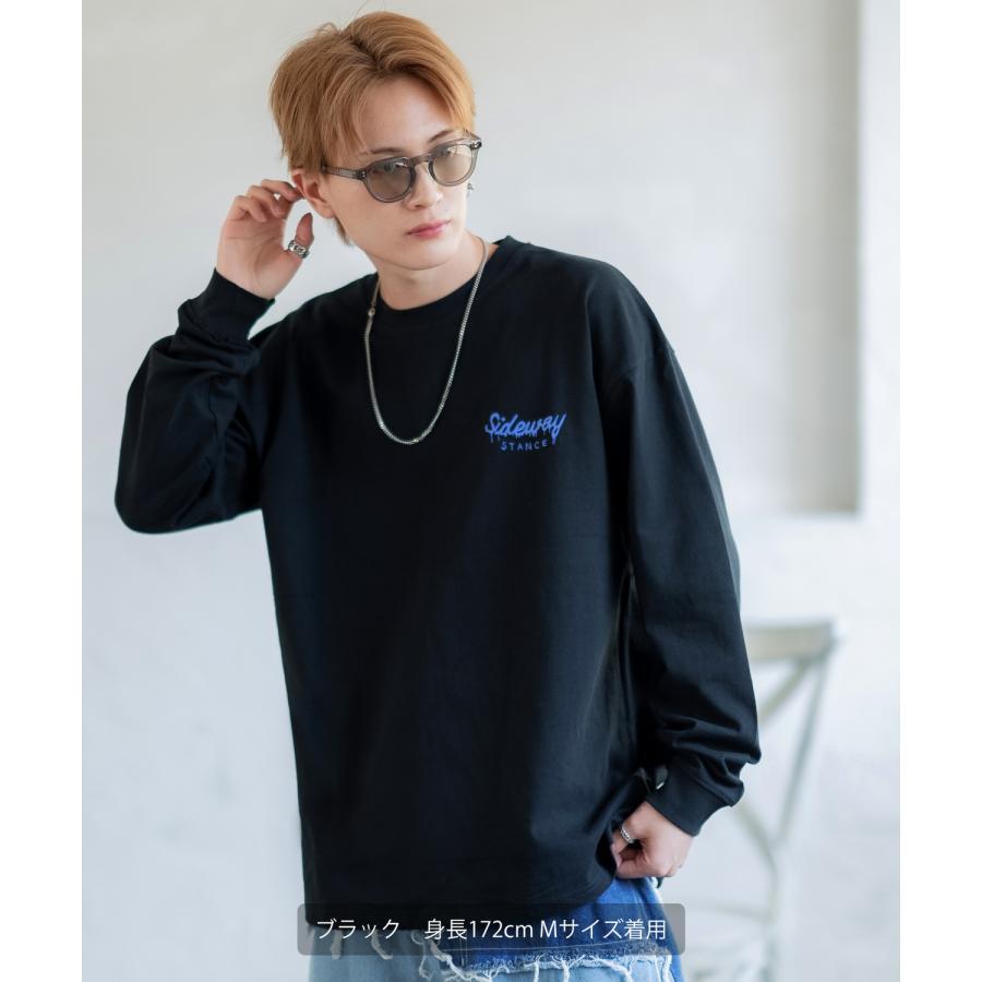 長袖Tシャツ メンズ SIDEWAY STANCE サイドウェイスタンス オリジナルプリント スープ缶 カットソー ロンT カジュアル スケーター ストリート 古着MIX 韓国 | improves | 08