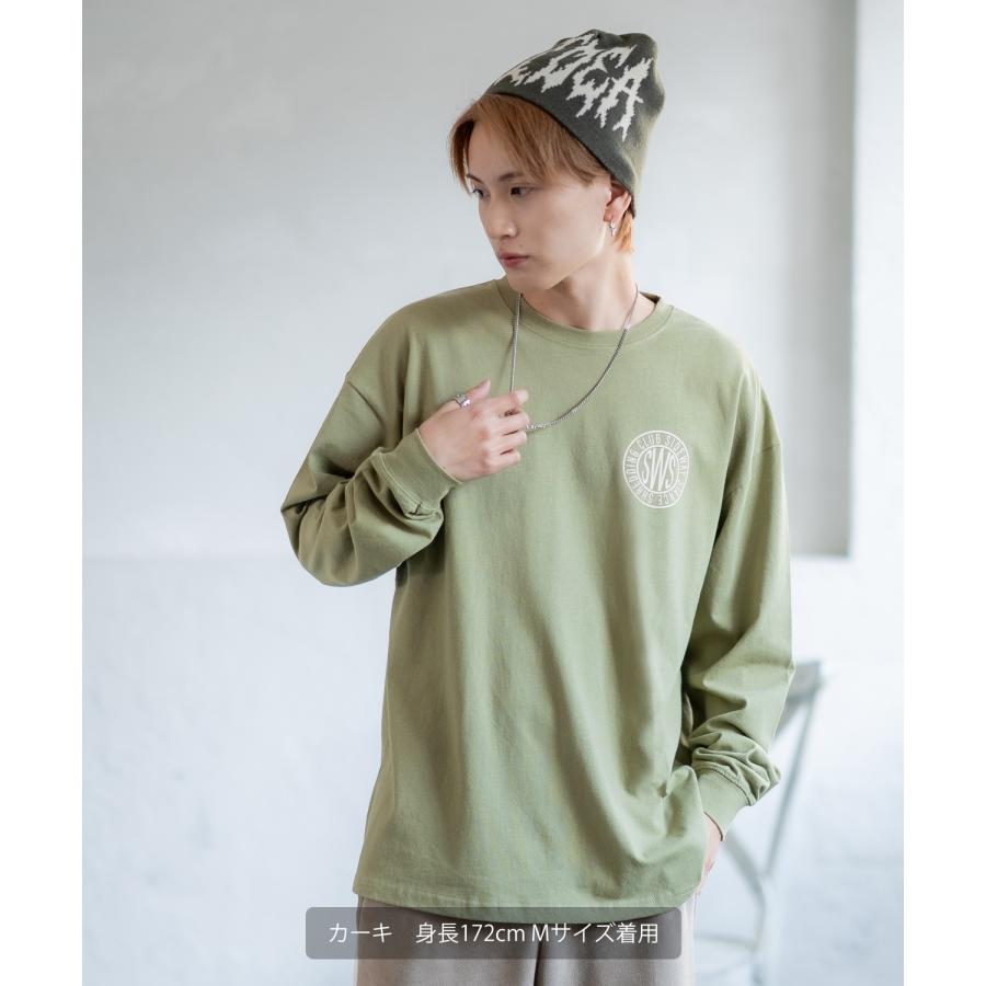 長袖Tシャツ メンズ SIDEWAY STANCE サイドウェイスタンス オリジナルプリント サークルロゴ カットソー ロンT カジュアル スケーター ストリート 古着MIX 韓国 | improves | 14