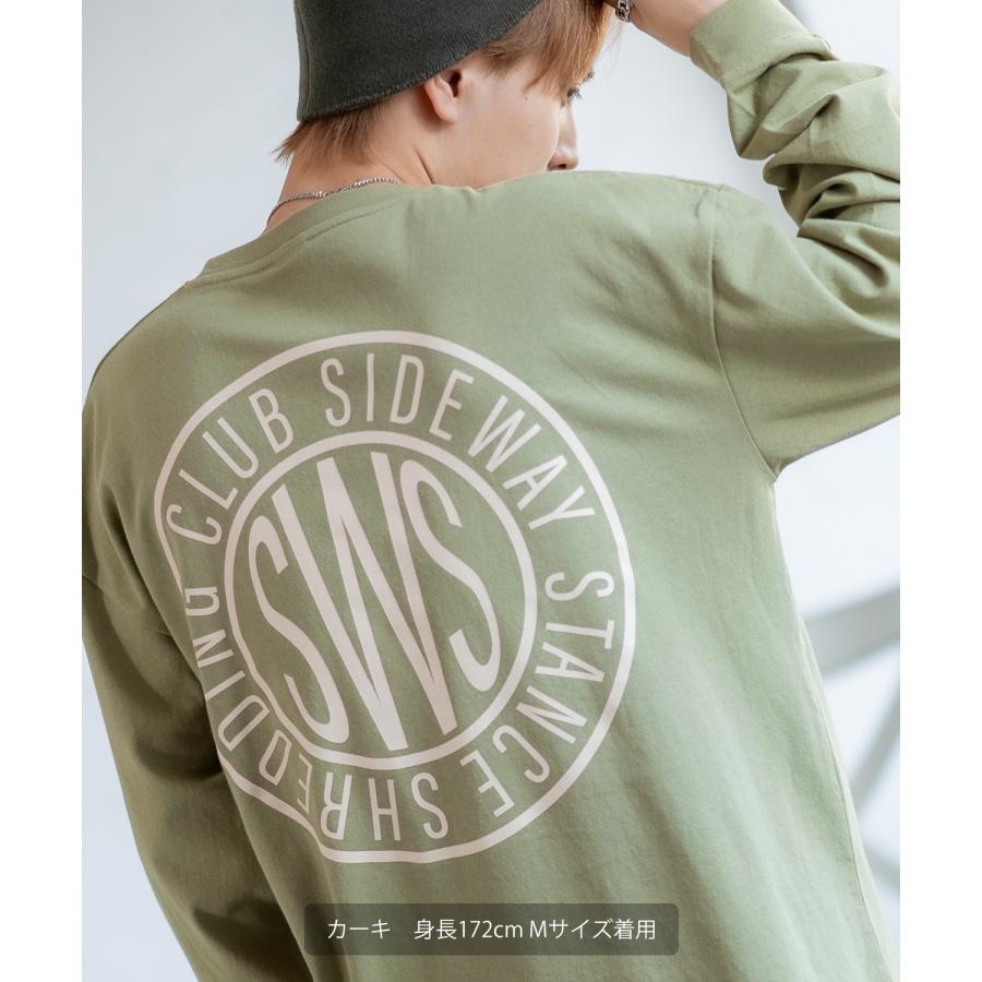 長袖Tシャツ メンズ SIDEWAY STANCE サイドウェイスタンス オリジナルプリント サークルロゴ カットソー ロンT カジュアル スケーター ストリート 古着MIX 韓国 | improves | 15