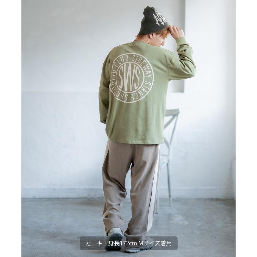 長袖Tシャツ メンズ SIDEWAY STANCE サイドウェイスタンス オリジナルプリント サークルロゴ カットソー ロンT カジュアル スケーター ストリート 古着MIX 韓国 | improves | 18