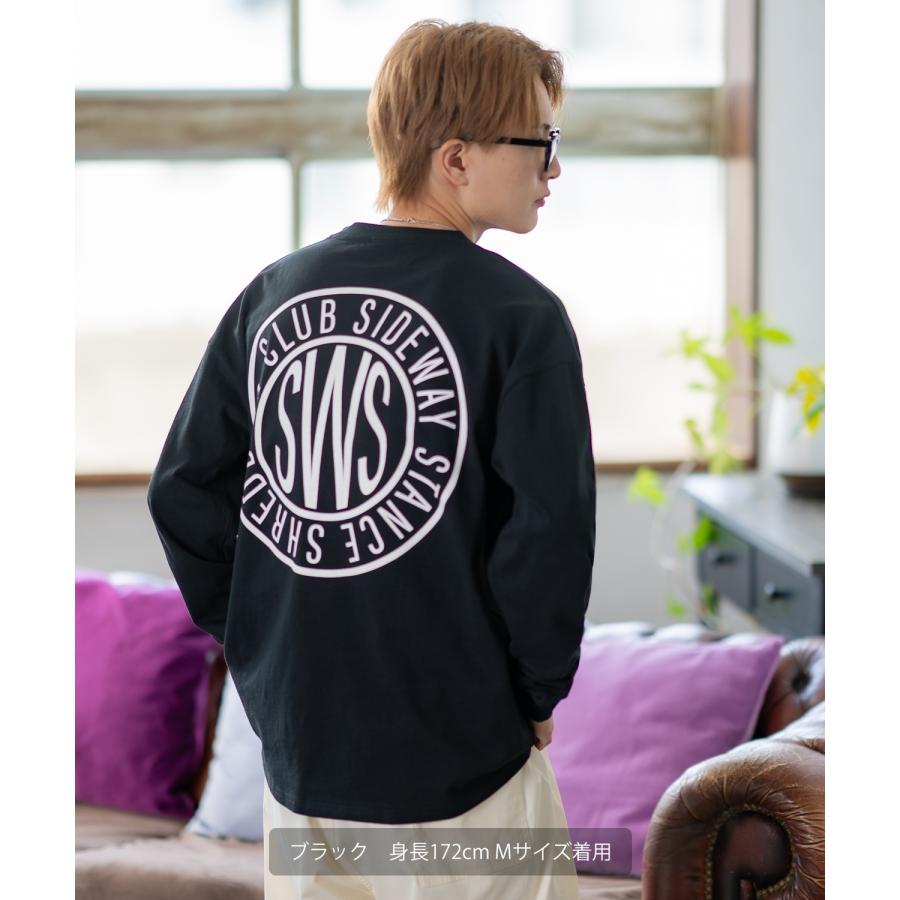 長袖Tシャツ メンズ SIDEWAY STANCE サイドウェイスタンス オリジナルプリント サークルロゴ カットソー ロンT カジュアル スケーター ストリート 古着MIX 韓国 | improves | 06