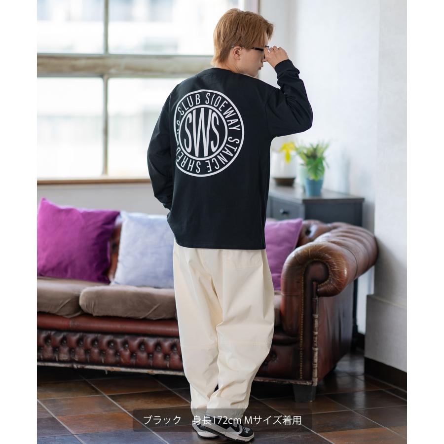 長袖Tシャツ メンズ SIDEWAY STANCE サイドウェイスタンス オリジナルプリント サークルロゴ カットソー ロンT カジュアル スケーター ストリート 古着MIX 韓国 | improves | 08