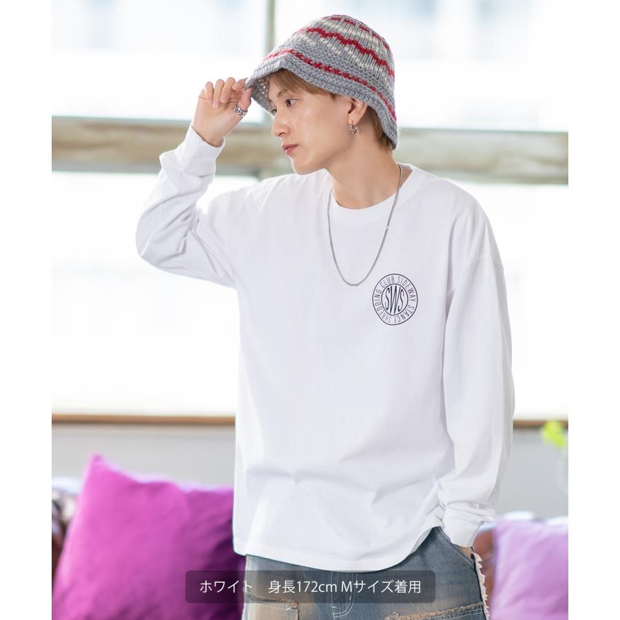 長袖Tシャツ メンズ SIDEWAY STANCE サイドウェイスタンス オリジナルプリント サークルロゴ カットソー ロンT カジュアル スケーター ストリート 古着MIX 韓国 | improves | 09