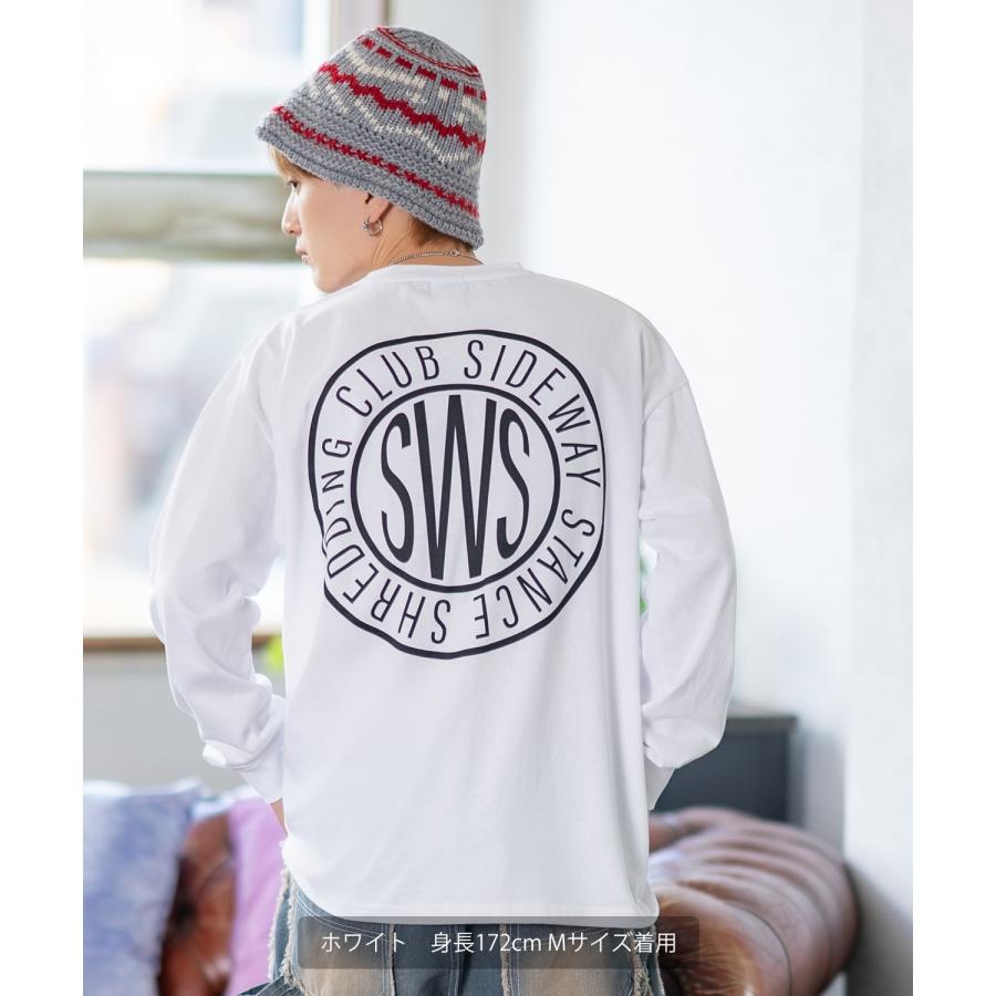 長袖Tシャツ メンズ SIDEWAY STANCE サイドウェイスタンス オリジナルプリント サークルロゴ カットソー ロンT カジュアル スケーター ストリート 古着MIX 韓国 | improves | 11