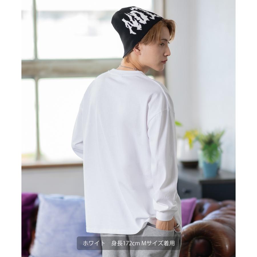 長袖Tシャツ メンズ SIDEWAY STANCE サイドウェイスタンス オリジナルプリント チーズベア カットソー ロンT カジュアル スケーター ストリート 古着MIX 韓国 | improves | 06