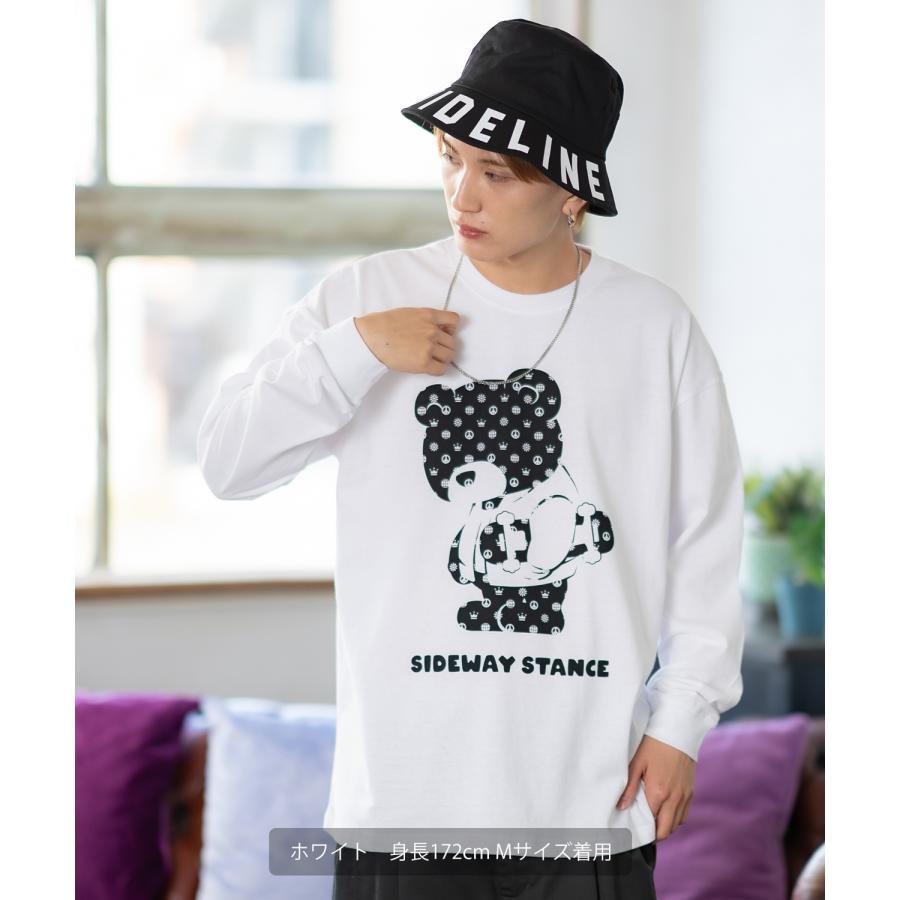 長袖Tシャツ メンズ SIDEWAY STANCE サイドウェイスタンス オリジナルプリント モノグラム カットソー ロンT カジュアル スケーター ストリート 古着MIX 韓国 | improves | 04