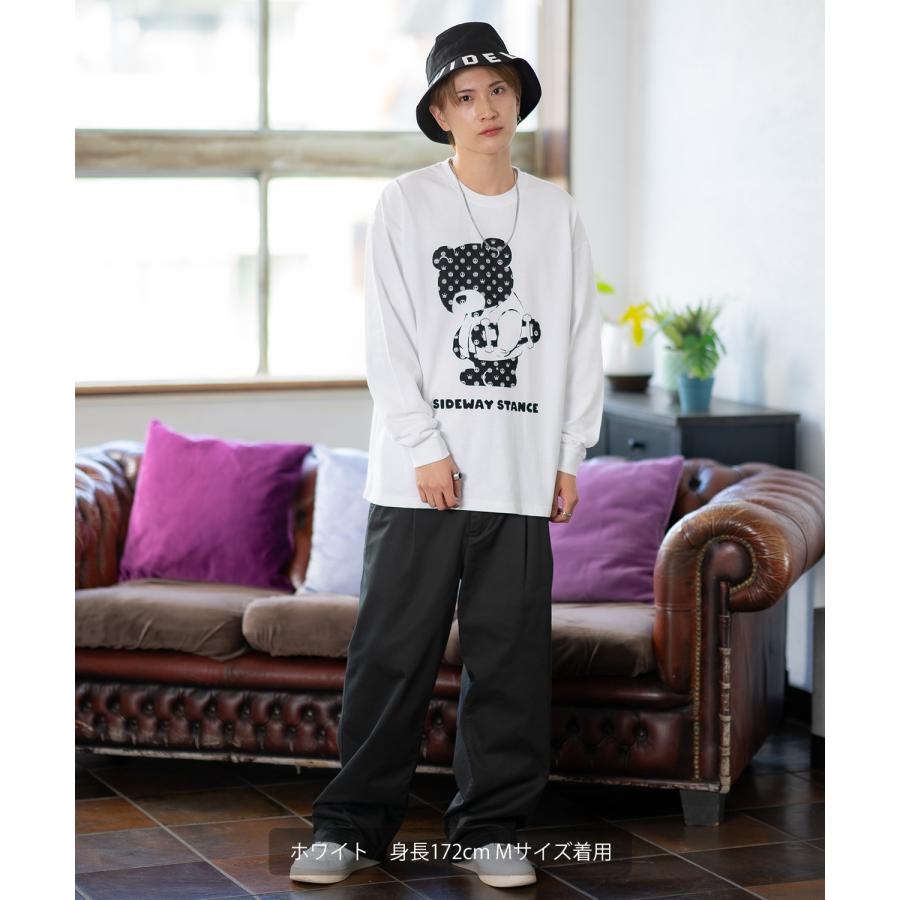長袖Tシャツ メンズ SIDEWAY STANCE サイドウェイスタンス オリジナルプリント モノグラム カットソー ロンT カジュアル スケーター ストリート 古着MIX 韓国 | improves | 06