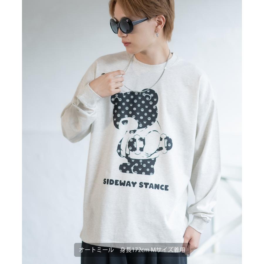 長袖Tシャツ メンズ SIDEWAY STANCE サイドウェイスタンス オリジナルプリント モノグラム カットソー ロンT カジュアル スケーター ストリート 古着MIX 韓国 | improves | 11
