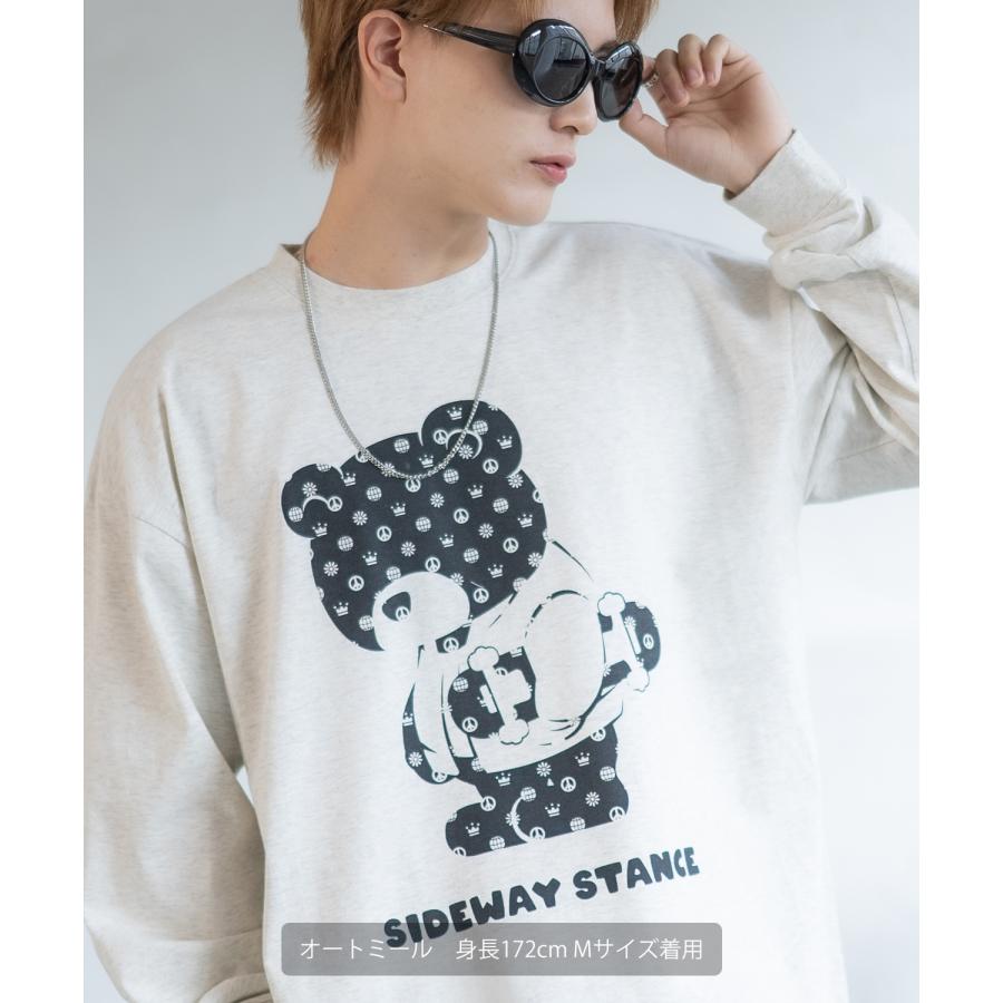 長袖Tシャツ メンズ SIDEWAY STANCE サイドウェイスタンス オリジナルプリント モノグラム カットソー ロンT カジュアル スケーター ストリート 古着MIX 韓国 | improves | 12