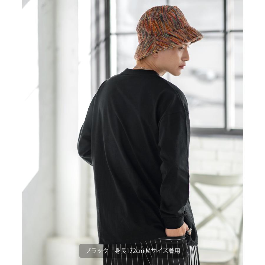 長袖Tシャツ メンズ SIDEWAY STANCE サイドウェイスタンス オリジナルプリント カレッジロゴ カットソー ロンT カジュアル スケーター ストリート 古着MIX 韓国 | improves | 05