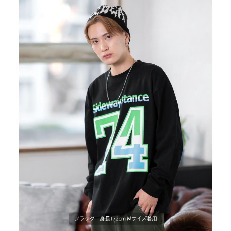 長袖Tシャツ メンズ SIDEWAY STANCE サイドウェイスタンス オリジナルプリント ナンバリング カットソー ロンT カジュアル スケーター ストリート 古着MIX 韓国 | improves | 08
