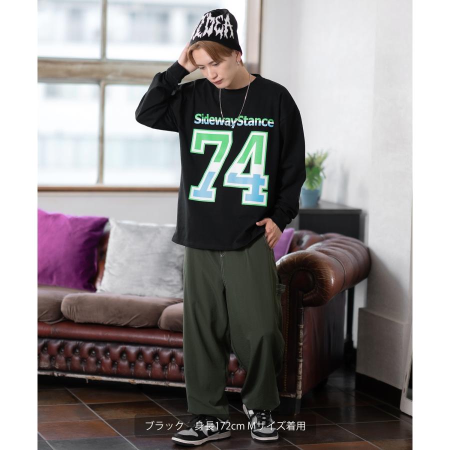 長袖Tシャツ メンズ SIDEWAY STANCE サイドウェイスタンス オリジナルプリント ナンバリング カットソー ロンT カジュアル スケーター ストリート 古着MIX 韓国 | improves | 11