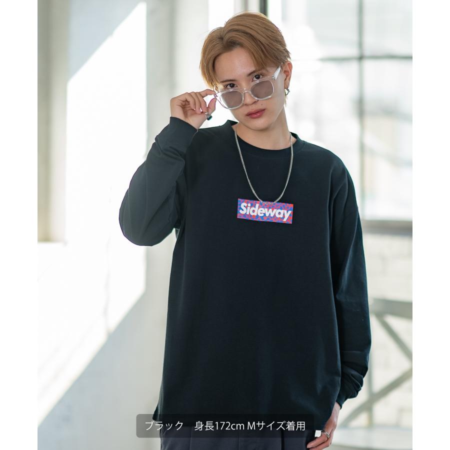 長袖Tシャツ メンズ SIDEWAY STANCE サイドウェイスタンス オリジナルプリント ボックスロゴ カットソー ロンT カジュアル スケーター ストリート 古着MIX 韓国 | improves | 08