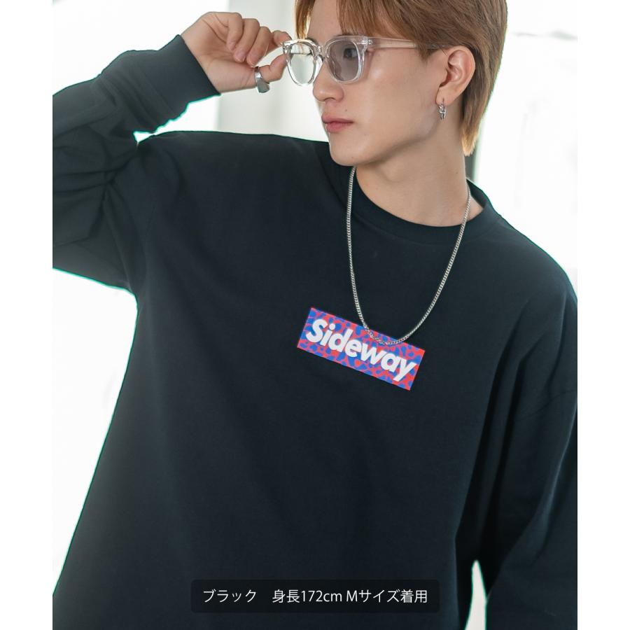 長袖Tシャツ メンズ SIDEWAY STANCE サイドウェイスタンス オリジナルプリント ボックスロゴ カットソー ロンT カジュアル スケーター ストリート 古着MIX 韓国 | improves | 09