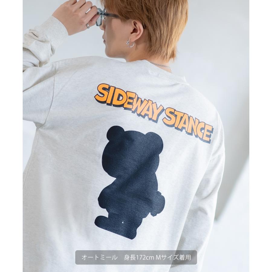 長袖Tシャツ メンズ SIDEWAY STANCE サイドウェイスタンス オリジナルプリント シルエット カットソー ロンT カジュアル スケーター ストリート 古着MIX 韓国 | improves | 14