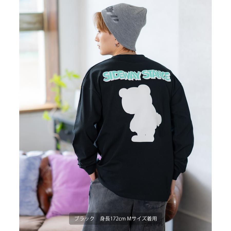 長袖Tシャツ メンズ SIDEWAY STANCE サイドウェイスタンス オリジナルプリント シルエット カットソー ロンT カジュアル スケーター ストリート 古着MIX 韓国 | improves | 06