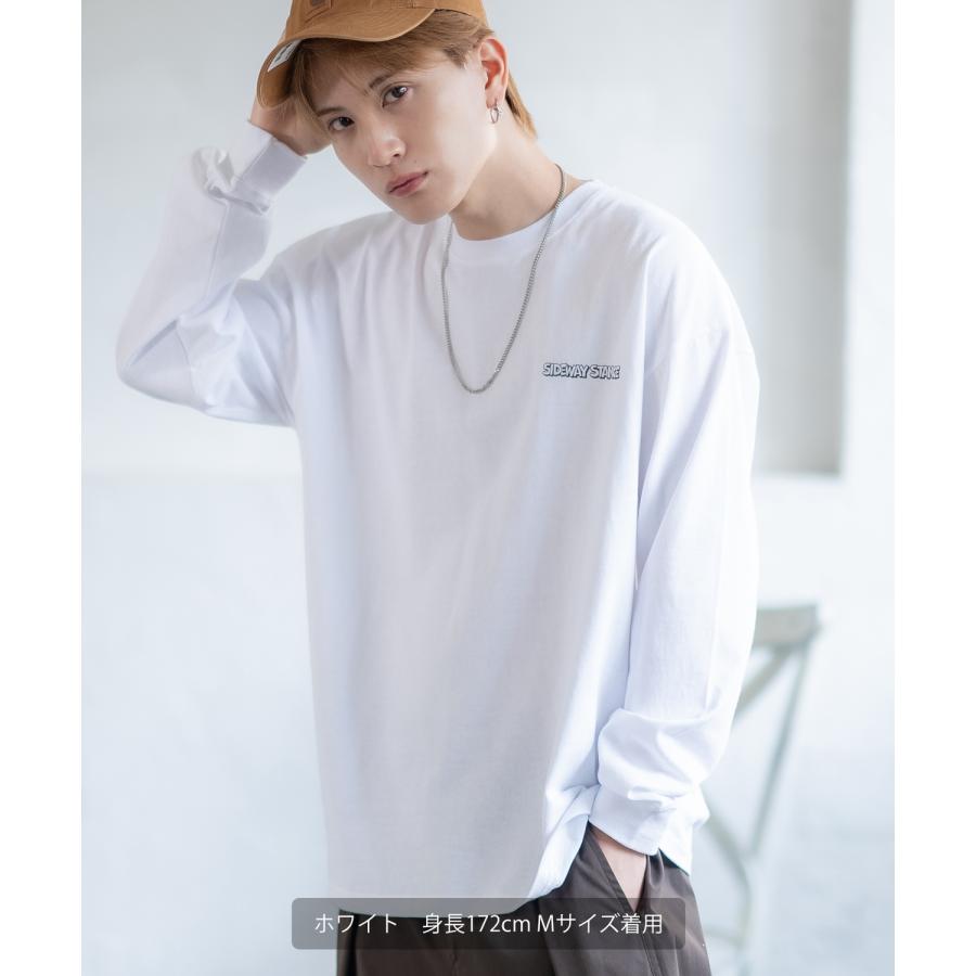 長袖Tシャツ メンズ SIDEWAY STANCE サイドウェイスタンス オリジナルプリント シルエット カットソー ロンT カジュアル スケーター ストリート 古着MIX 韓国 | improves | 09