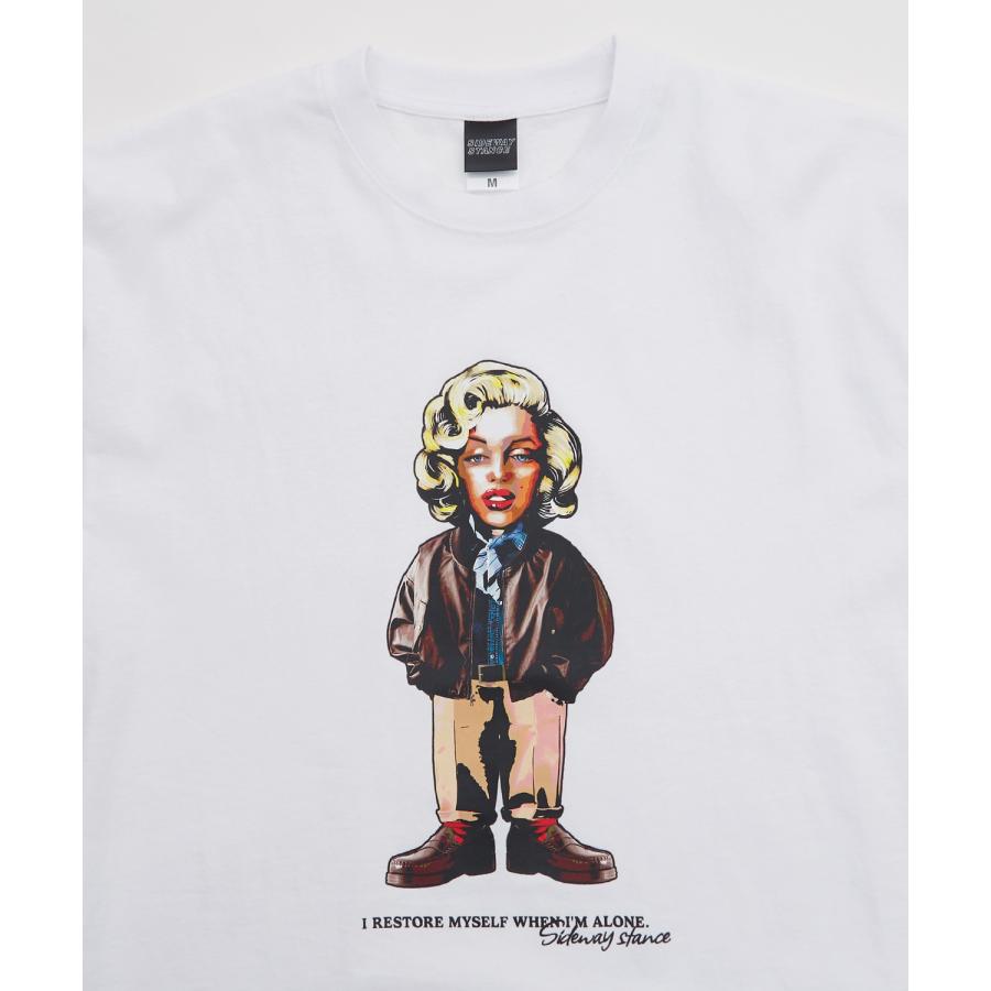 半袖Tシャツ メンズ レディース オリジナルプリント オールド ウーマン グラフィック カットソー 大きめ アメカジ カジュアル スケーター ストリート 古着MIX | improves | 20