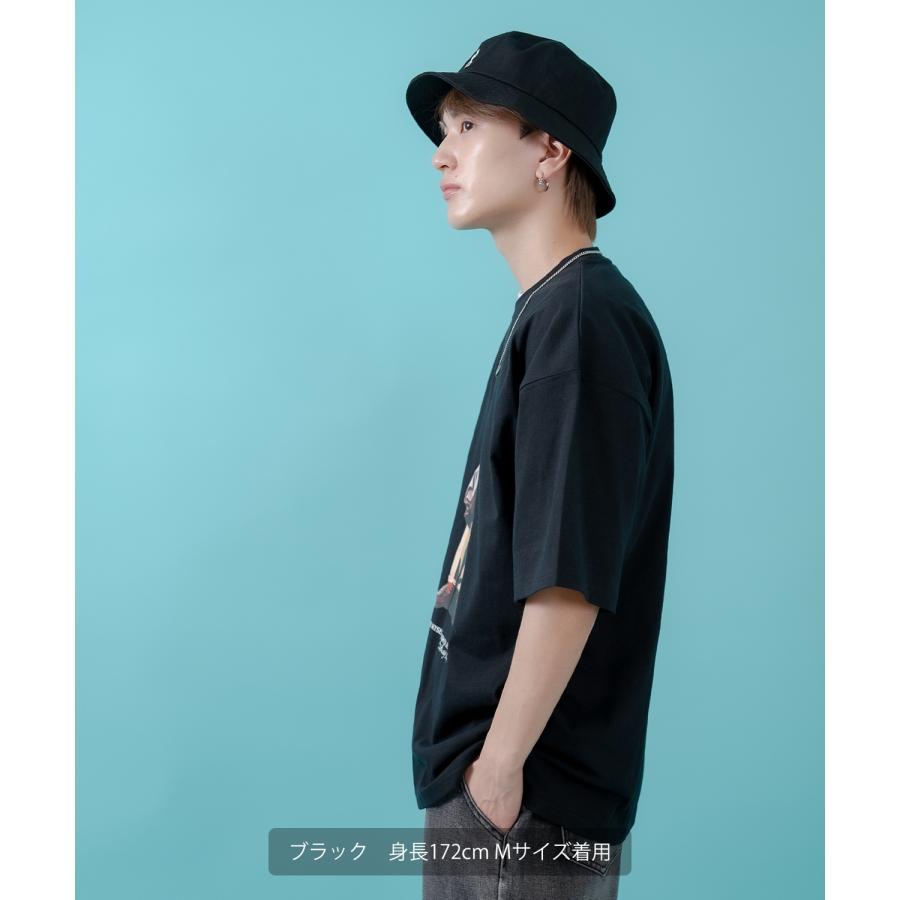 半袖Tシャツ メンズ レディース オリジナルプリント オールド ウーマン グラフィック カットソー 大きめ アメカジ カジュアル スケーター ストリート 古着MIX | improves | 06