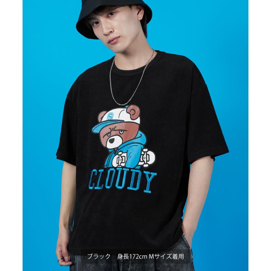 Tシャツ メンズ SIDEWAY STANCE サイドウェイスタンス パイル地 半袖カットソー プリント 刺しゅう アメカジ カジュアル スケーター ストリート 古着MIX 韓国 | improves | 14