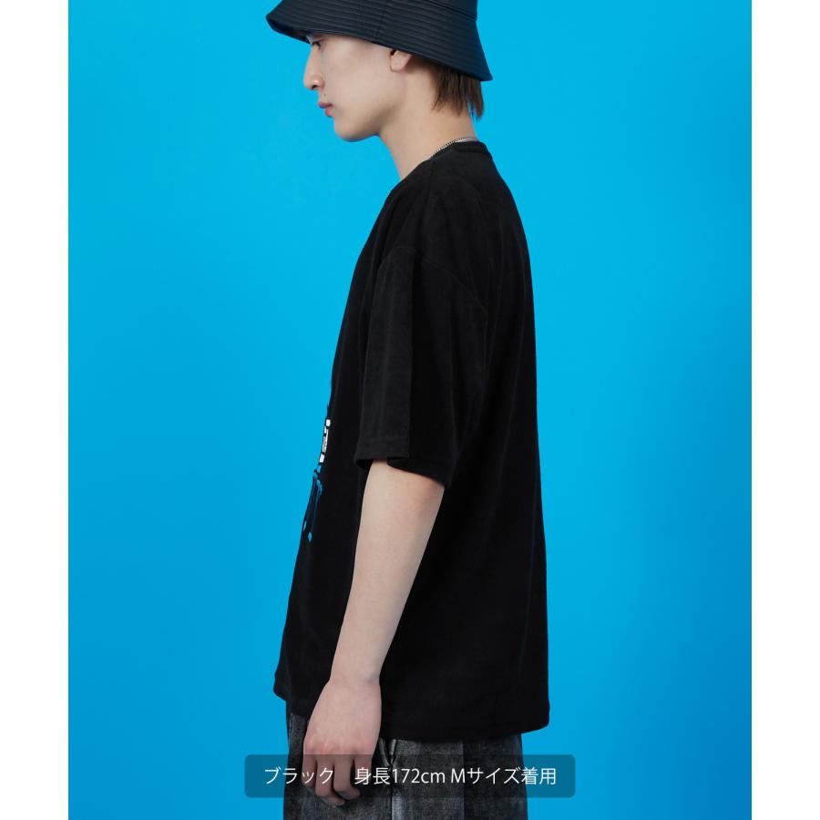 Tシャツ メンズ SIDEWAY STANCE サイドウェイスタンス パイル地 半袖カットソー プリント 刺しゅう アメカジ カジュアル スケーター ストリート 古着MIX 韓国 | improves | 15