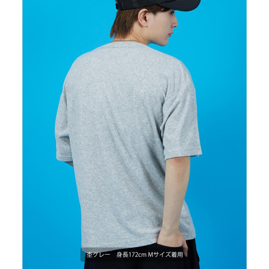 Tシャツ メンズ SIDEWAY STANCE サイドウェイスタンス パイル地 半袖カットソー プリント 刺しゅう アメカジ カジュアル スケーター ストリート 古着MIX 韓国 | improves | 06