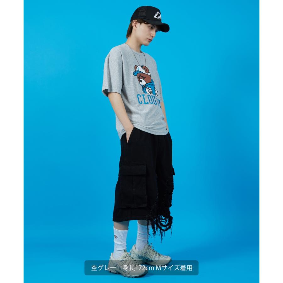 Tシャツ メンズ SIDEWAY STANCE サイドウェイスタンス パイル地 半袖カットソー プリント 刺しゅう アメカジ カジュアル スケーター ストリート 古着MIX 韓国 | improves | 07