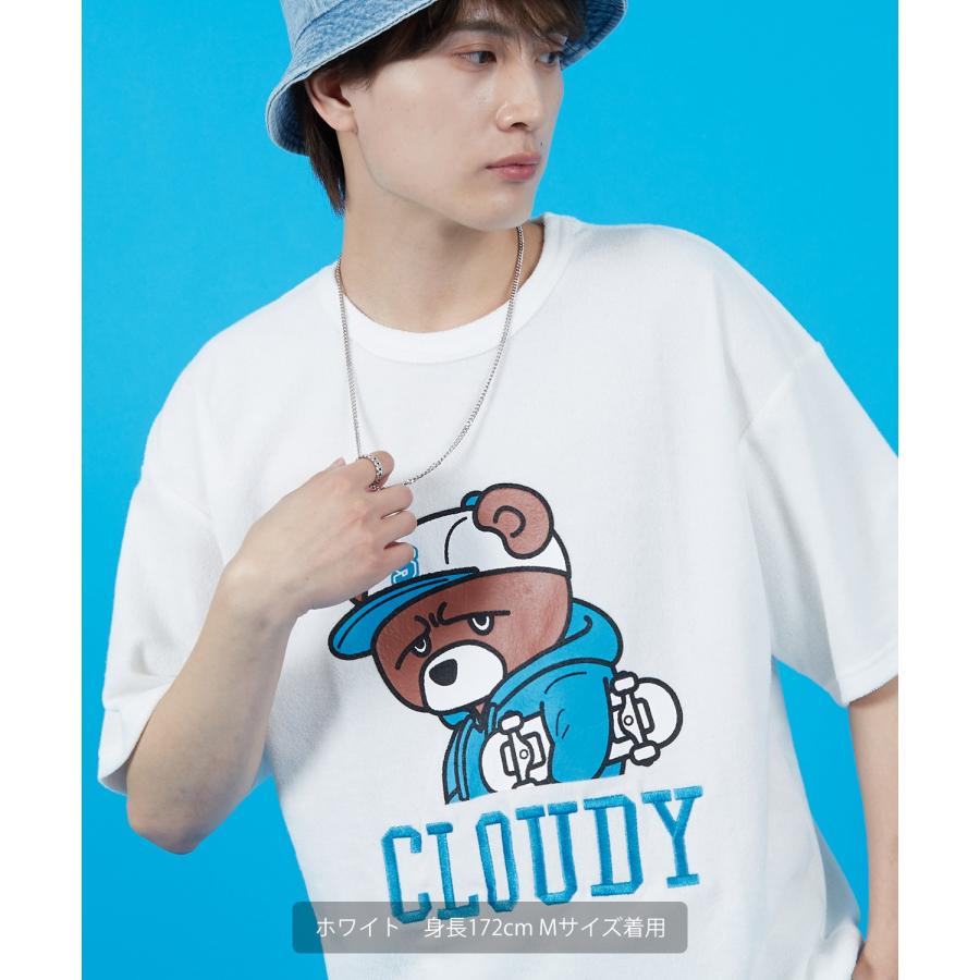 Tシャツ メンズ SIDEWAY STANCE サイドウェイスタンス パイル地 半袖カットソー プリント 刺しゅう アメカジ カジュアル スケーター ストリート 古着MIX 韓国 | improves | 09