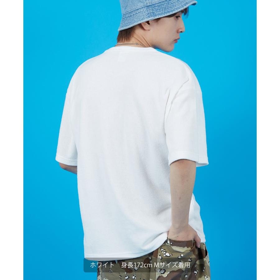 Tシャツ メンズ SIDEWAY STANCE サイドウェイスタンス パイル地 半袖カットソー プリント 刺しゅう アメカジ カジュアル スケーター ストリート 古着MIX 韓国 | improves | 11