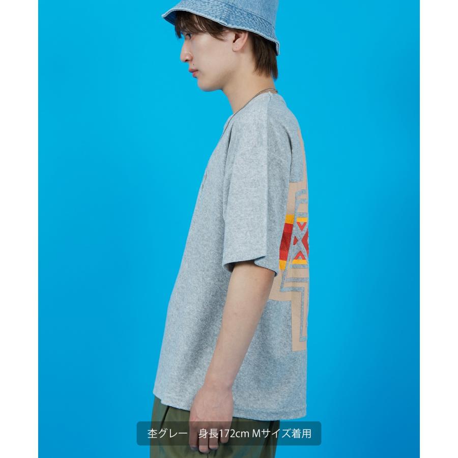 Tシャツ メンズ SIDEWAY STANCE サイドウェイスタンス パイル地 半袖カットソー プリント 刺しゅう アメカジ カジュアル スケーター ストリート 古着MIX 韓国 | improves | 15