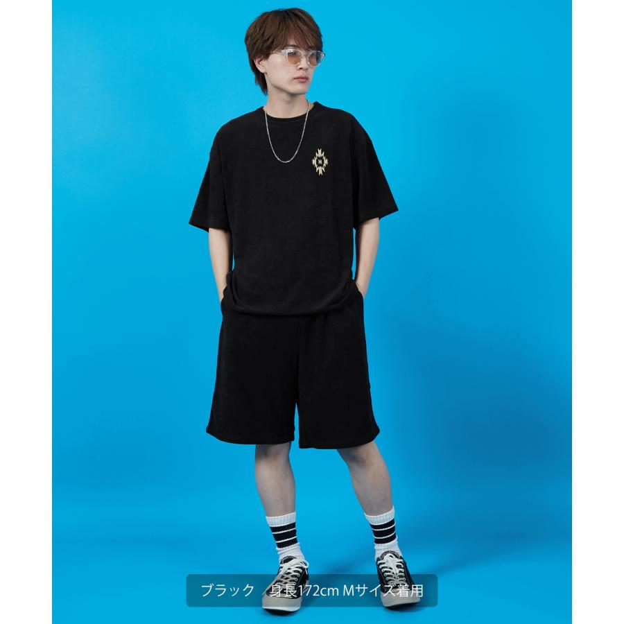 Tシャツ メンズ SIDEWAY STANCE サイドウェイスタンス パイル地 半袖カットソー プリント 刺しゅう アメカジ カジュアル スケーター ストリート 古着MIX 韓国 | improves | 08