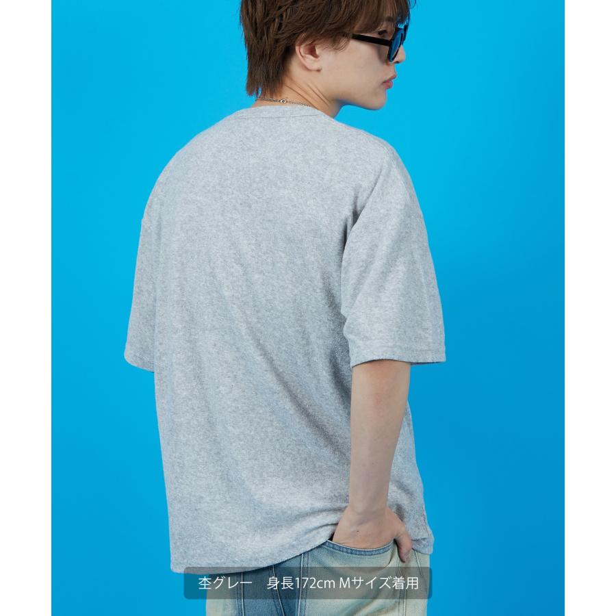 Tシャツ メンズ SIDEWAY STANCE サイドウェイスタンス パイル地 半袖カットソー ワンポイント刺しゅう アメカジ カジュアル スケーター ストリート 古着MIX 韓国 | improves | 16