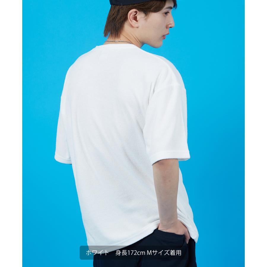 Tシャツ メンズ SIDEWAY STANCE サイドウェイスタンス パイル地 半袖カットソー ワンポイント刺しゅう アメカジ カジュアル スケーター ストリート 古着MIX 韓国 | improves | 06