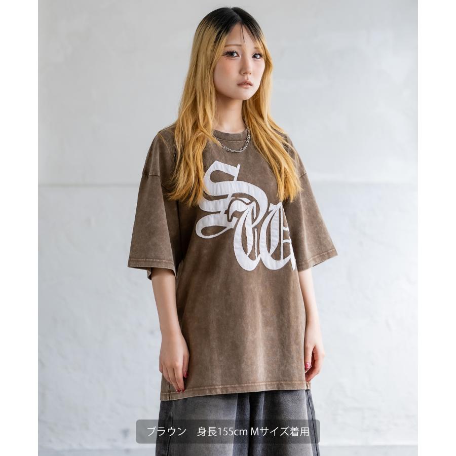 Tシャツ メンズ SIDEWAY STANCE サイドウェイスタンス ロゴ刺しゅう アメカジ カジュアル スケーター ストリート 古着MIX 韓国 | improves | 15