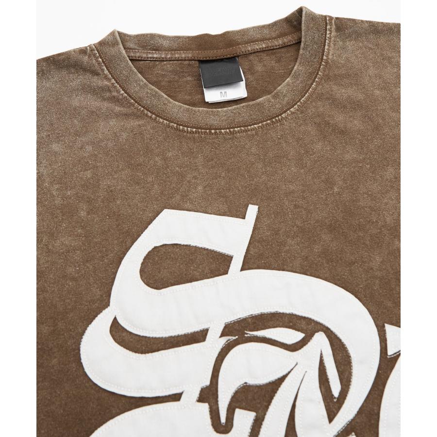 Tシャツ メンズ SIDEWAY STANCE サイドウェイスタンス ロゴ刺しゅう アメカジ カジュアル スケーター ストリート 古着MIX 韓国 | improves | 19