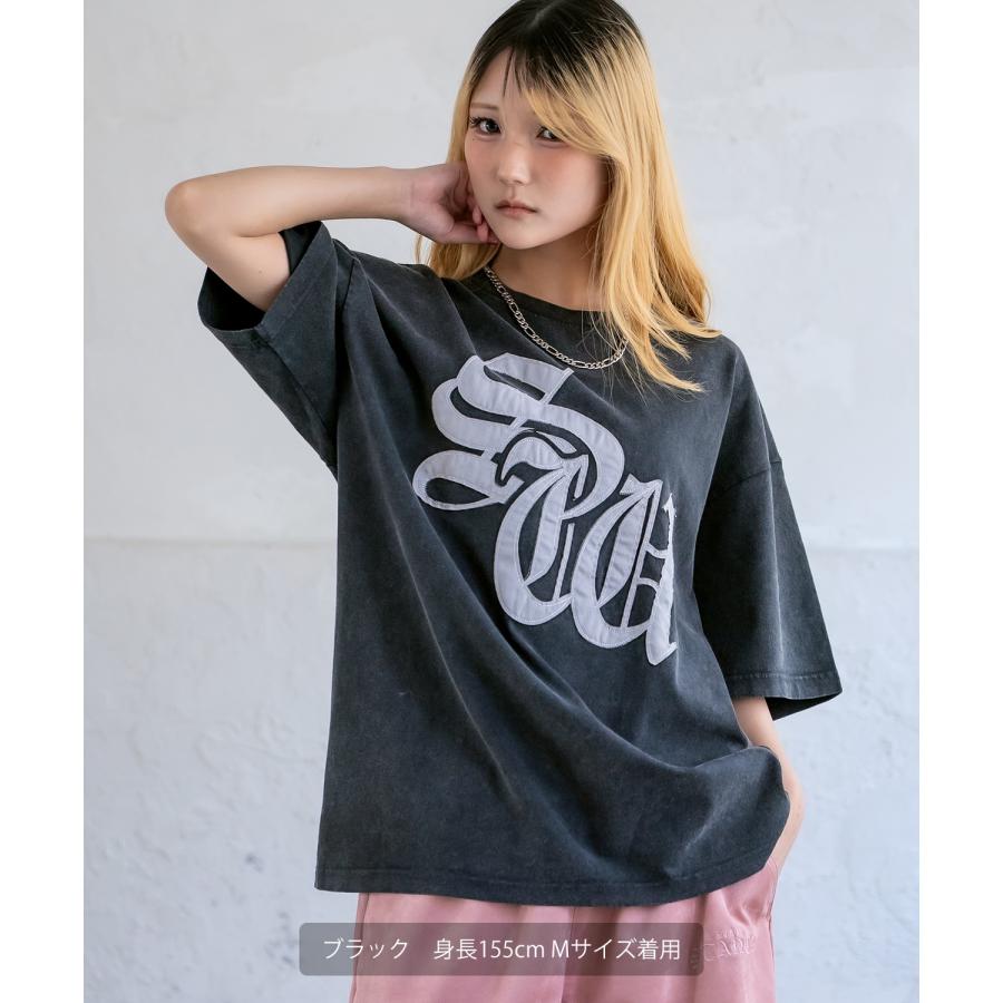 Tシャツ メンズ SIDEWAY STANCE サイドウェイスタンス ロゴ刺しゅう アメカジ カジュアル スケーター ストリート 古着MIX 韓国 | improves | 03