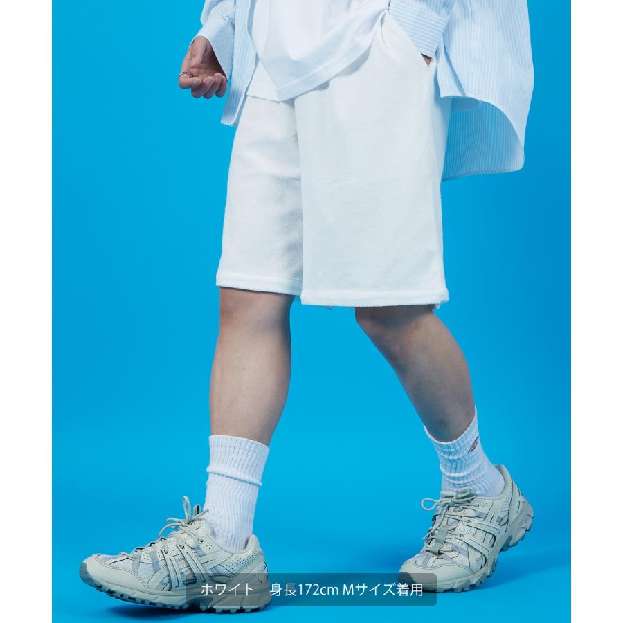 ショートパンツ メンズ SIDEWAY STANCE サイドウェイスタンス パイル地 ハーフパンツ ショーツ アメカジ カジュアル スケーター ストリート 古着MIX 韓国 | improves | 14