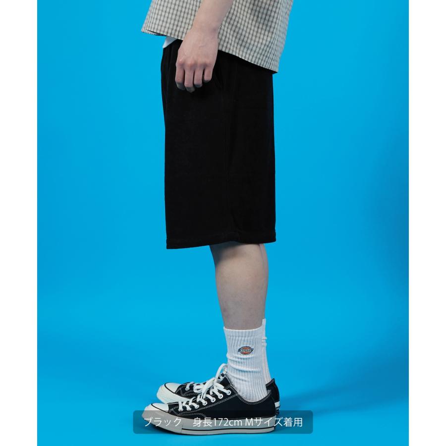 ショートパンツ メンズ SIDEWAY STANCE サイドウェイスタンス パイル地 ハーフパンツ ショーツ アメカジ カジュアル スケーター ストリート 古着MIX 韓国 | improves | 05