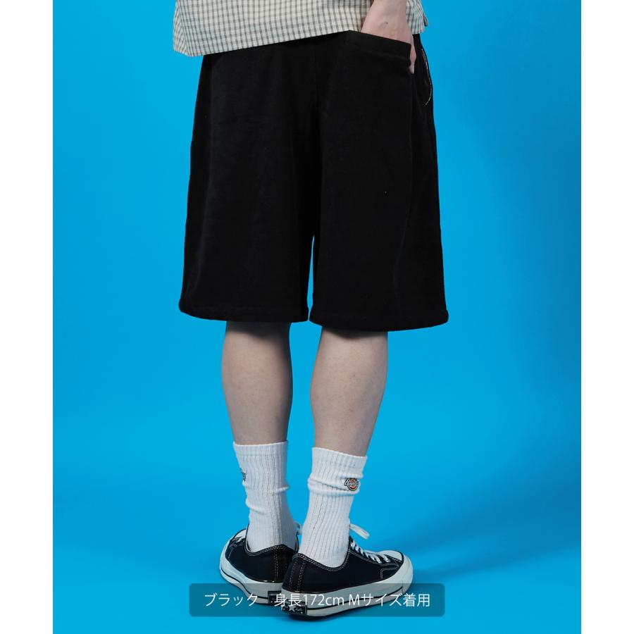 ショートパンツ メンズ SIDEWAY STANCE サイドウェイスタンス パイル地 ハーフパンツ ショーツ アメカジ カジュアル スケーター ストリート 古着MIX 韓国 | improves | 06
