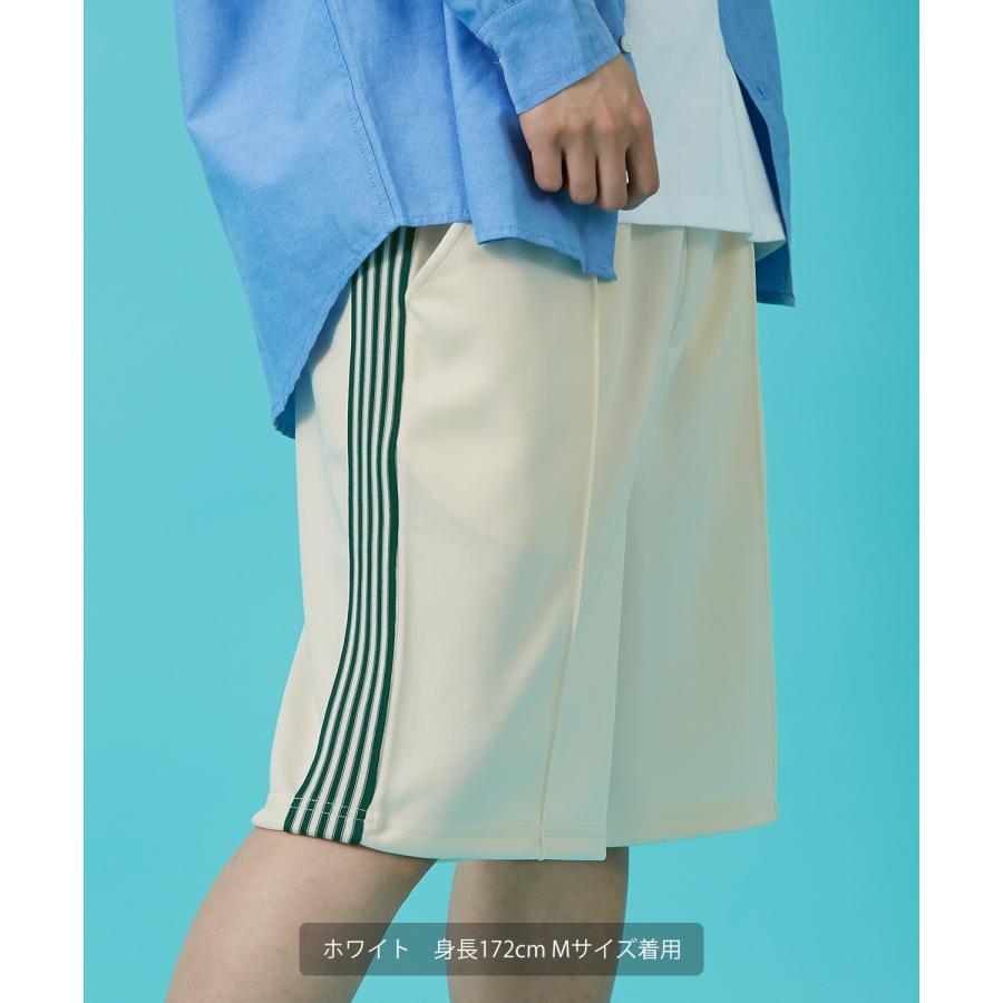 トラックパンツ メンズ SIDEWAY STANCE サイドウェイスタンス ハーフ パンツ 短パン ラインパンツ セットアップ 大きめ アメカジ カジュアル ストリート | improves | 15